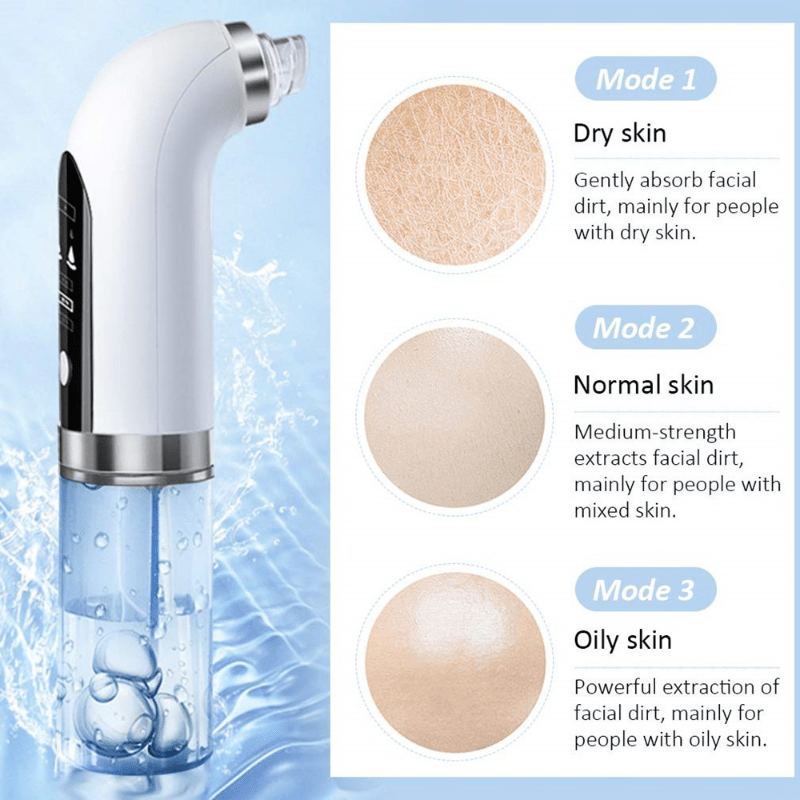 Electric Vacuum Blackhead Acne Pore Cleaner Water Cycle Skin Deep .