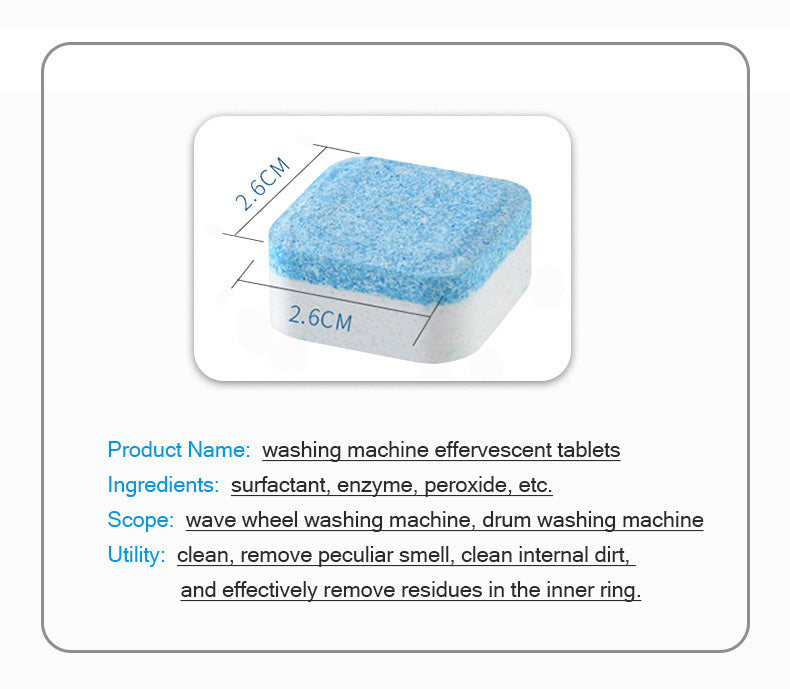 12pcs, Washing Machine Cleaner Descaler,/