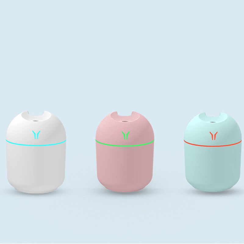 1pc USB colorful humidifier, Cute Cool Mist Humidifier with LED Light - Refreshes Room, Plants, and Car - Perfect for Home, Office, and School - Great Gift for Holidays and Back to School