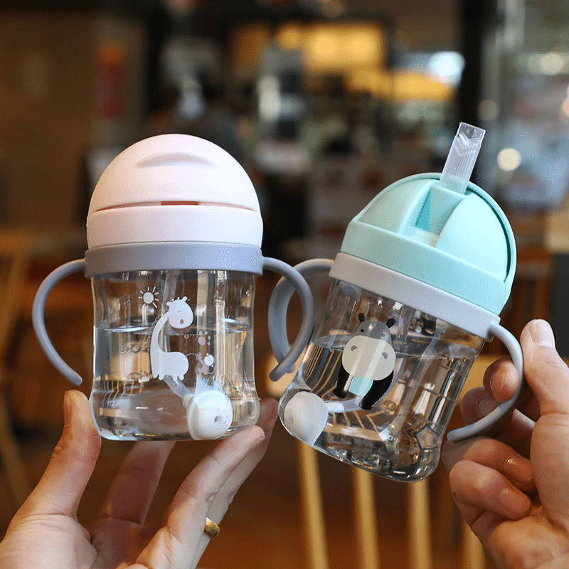 Straw Cup, Learning Drinking Cup, Water Cup, Birthday, Christmas Gifts Easter Gift