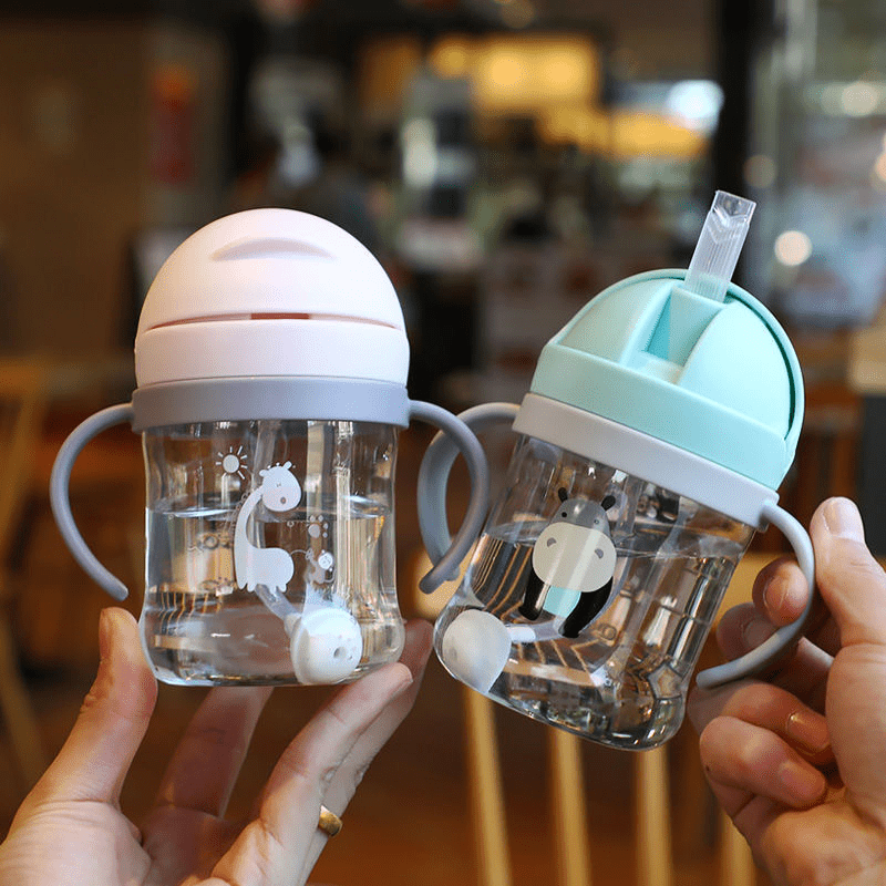 Straw Cup, Learning Drinking Cup, Water Cup, Birthday, Christmas Gifts Easter Gift