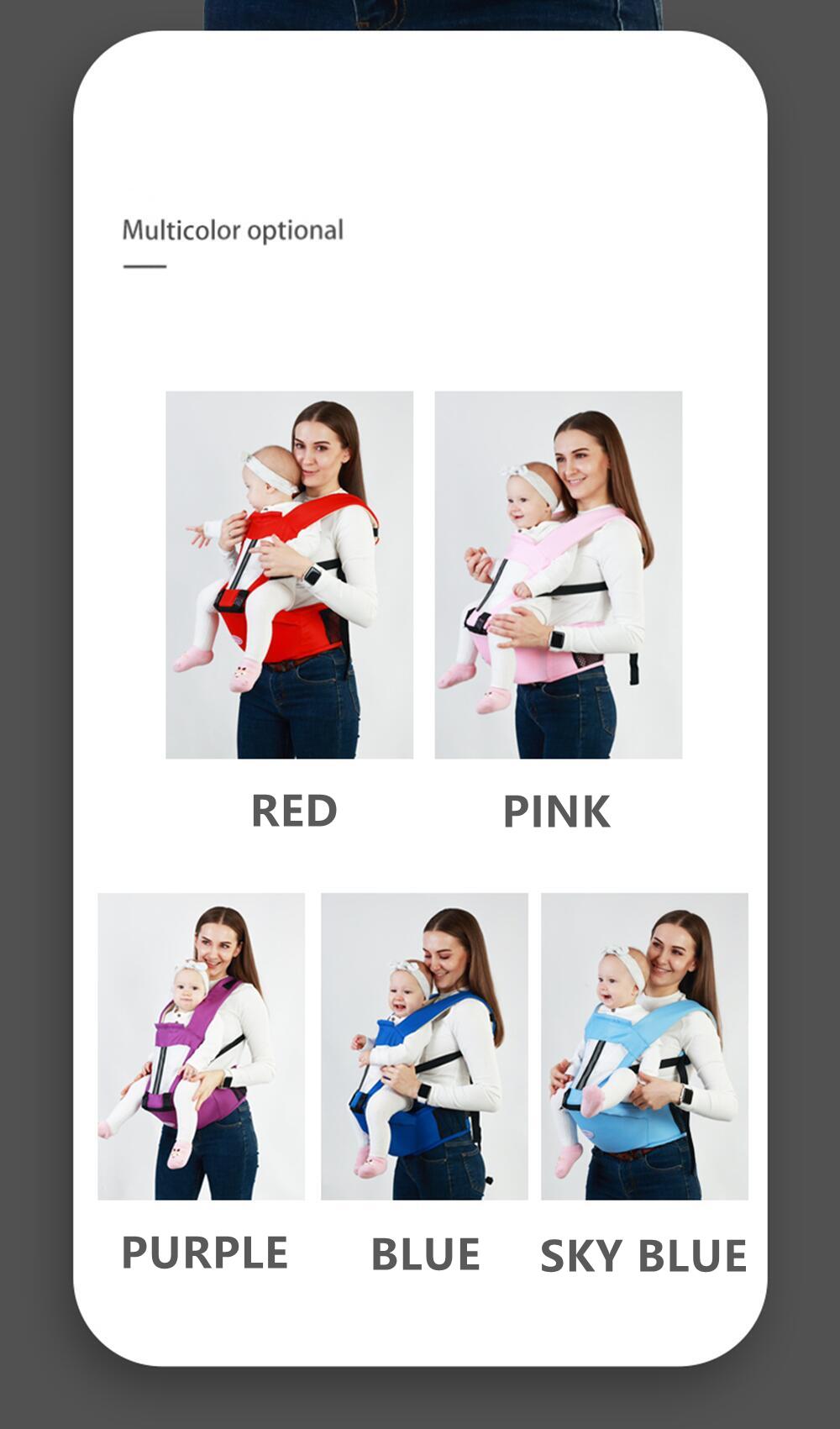 Hipseat Carrier Ergonomic Carrier Backpack Kangaroo Sling Wrap Portable Hipseat Wrap Sling, Halloween, Thanksgiving And Christmas Gift