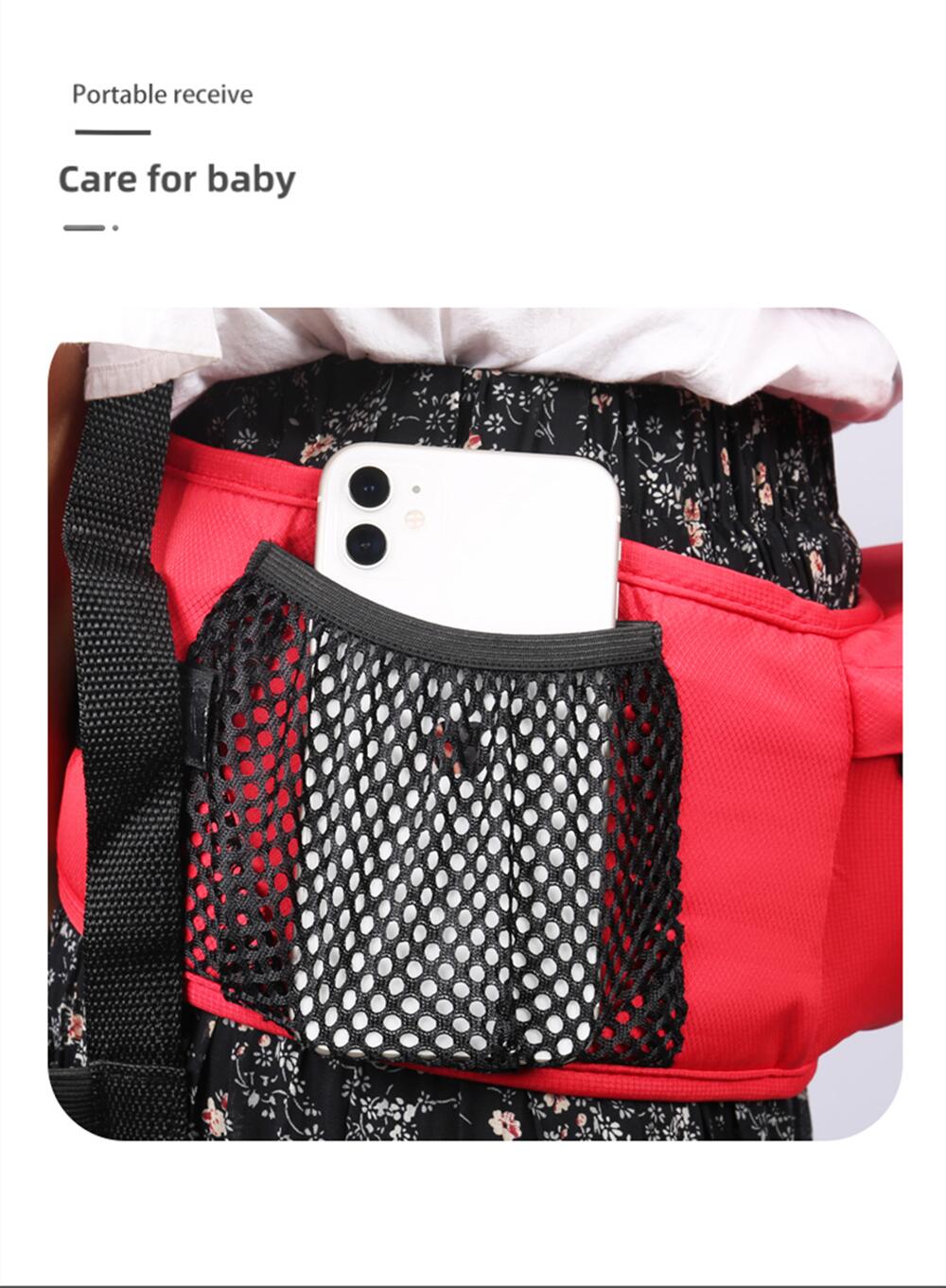 Hipseat Carrier Ergonomic Carrier Backpack Kangaroo Sling Wrap Portable Hipseat Wrap Sling, Halloween, Thanksgiving And Christmas Gift
