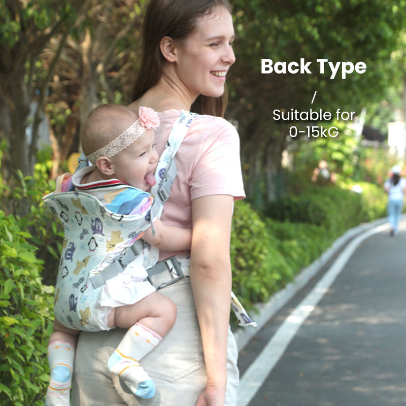 Cartoon Baby Carrier 0-48 Month Ergonomic Infant Kid Baby Hip-seat Sling Front Facing Baby Wrap Carrier For Baby Accessories, Christmas Halloween Thanksgiving Day Gift