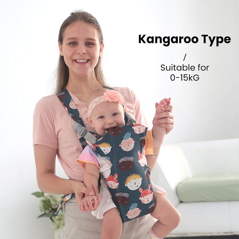 Cartoon Baby Carrier 0-48 Month Ergonomic Infant Kid Baby Hip-seat Sling Front Facing Baby Wrap Carrier For Baby Accessories, Christmas Halloween Thanksgiving Day Gift