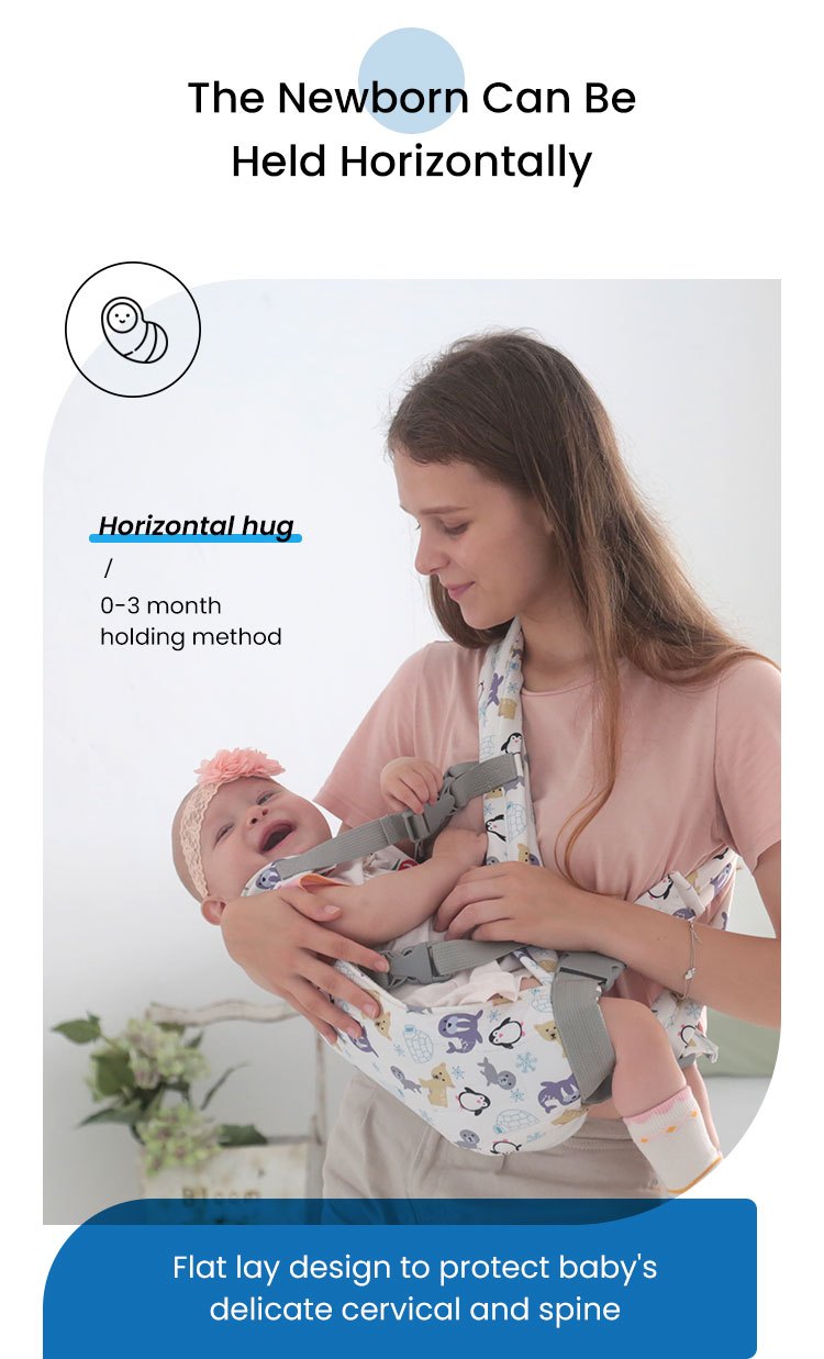 Cartoon Baby Carrier 0-48 Month Ergonomic Infant Kid Baby Hip-seat Sling Front Facing Baby Wrap Carrier For Baby Accessories, Christmas Halloween Thanksgiving Day Gift