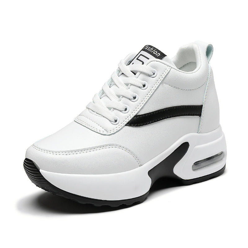 Flying Woven Mesh Inner Wedge Sneakers,