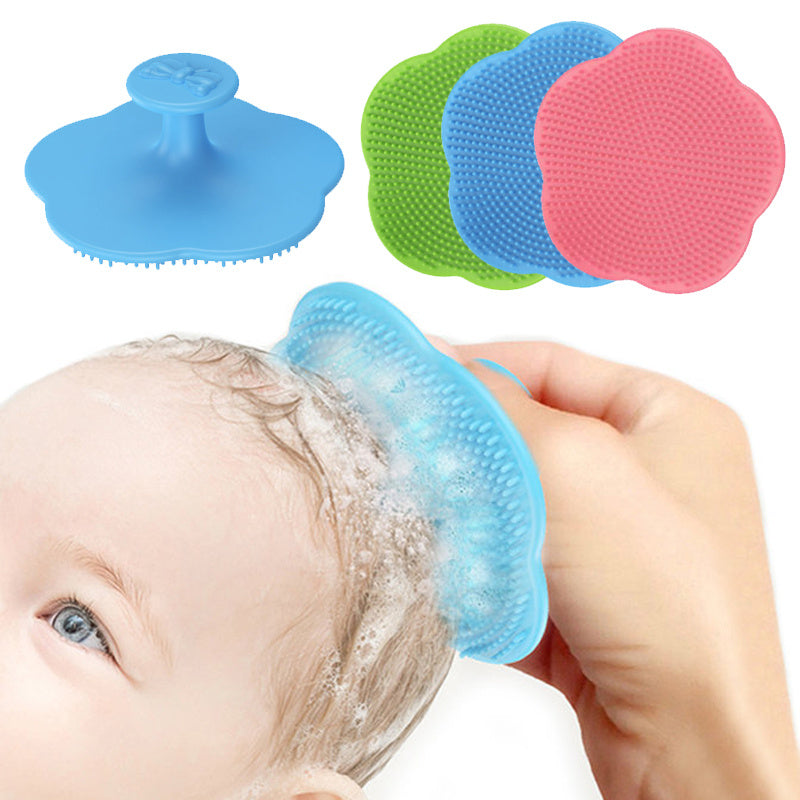 Soft Head Fat Comb Infant Bathing Hair Cleaning Brush Head Massager Comb For Newborns, Halloween, Thanksgiving, Christmas Gift