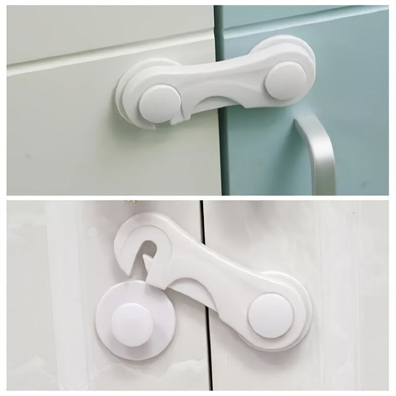 5pcs High Quality Adjustable Baby Child Safety Drawer Locks, Christmas, Halloween, Thanksgiving Day Gift