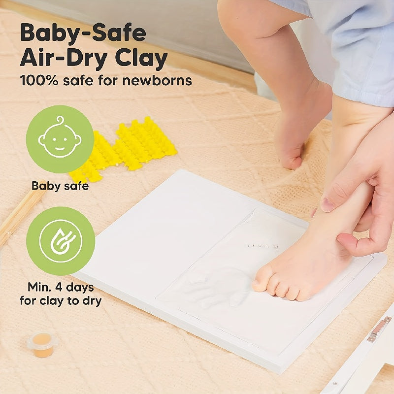 Create Lasting Memories With This Baby Hand & Footprint Kit - Perfect Baby Shower Gift For Boys & Girls, Halloween, Thanksgiving And Christmas Gift