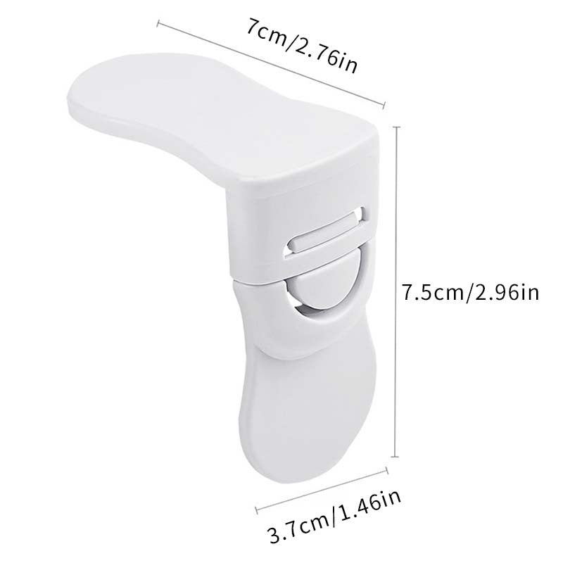 5pcs Child Safety Locks, For Cabinets And Drawers, Toilet, Fridge & More Easy Installation, No Drilling Required - Baby Proofing Cabinet Kitchen System With Strong Adhesive Tape, Baby Safety Locks Christmas, Halloween, Thanks