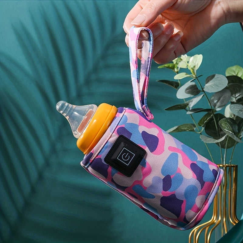 USB Charger Bottle Warmer, Travel Camping Outdoor Milk Formula Bottle Warmer, Home Car Electric Portable Stroller Insulated Bag, Nursing Bottle Heater, Bottle Feeding Warmer Sleeve Easter Gift