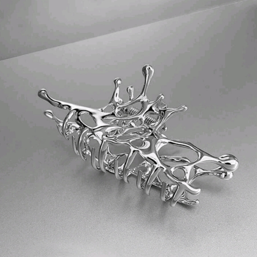 1pc Women Hollow Out Irregular Design Fashionable Hair Claw for Hair Decoration