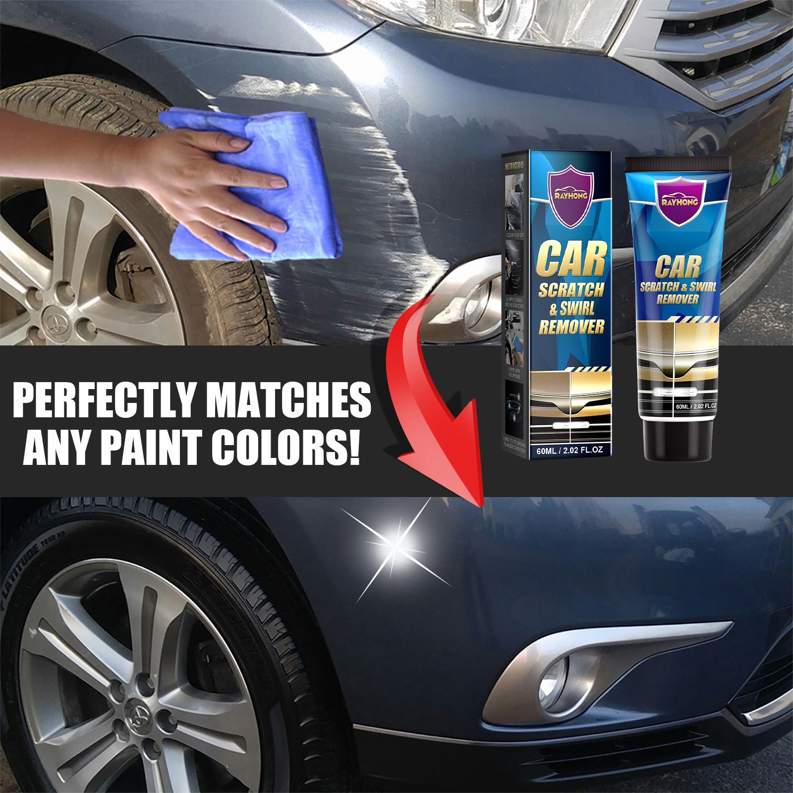 Car Scratch & Swirl Remover Gel Kit