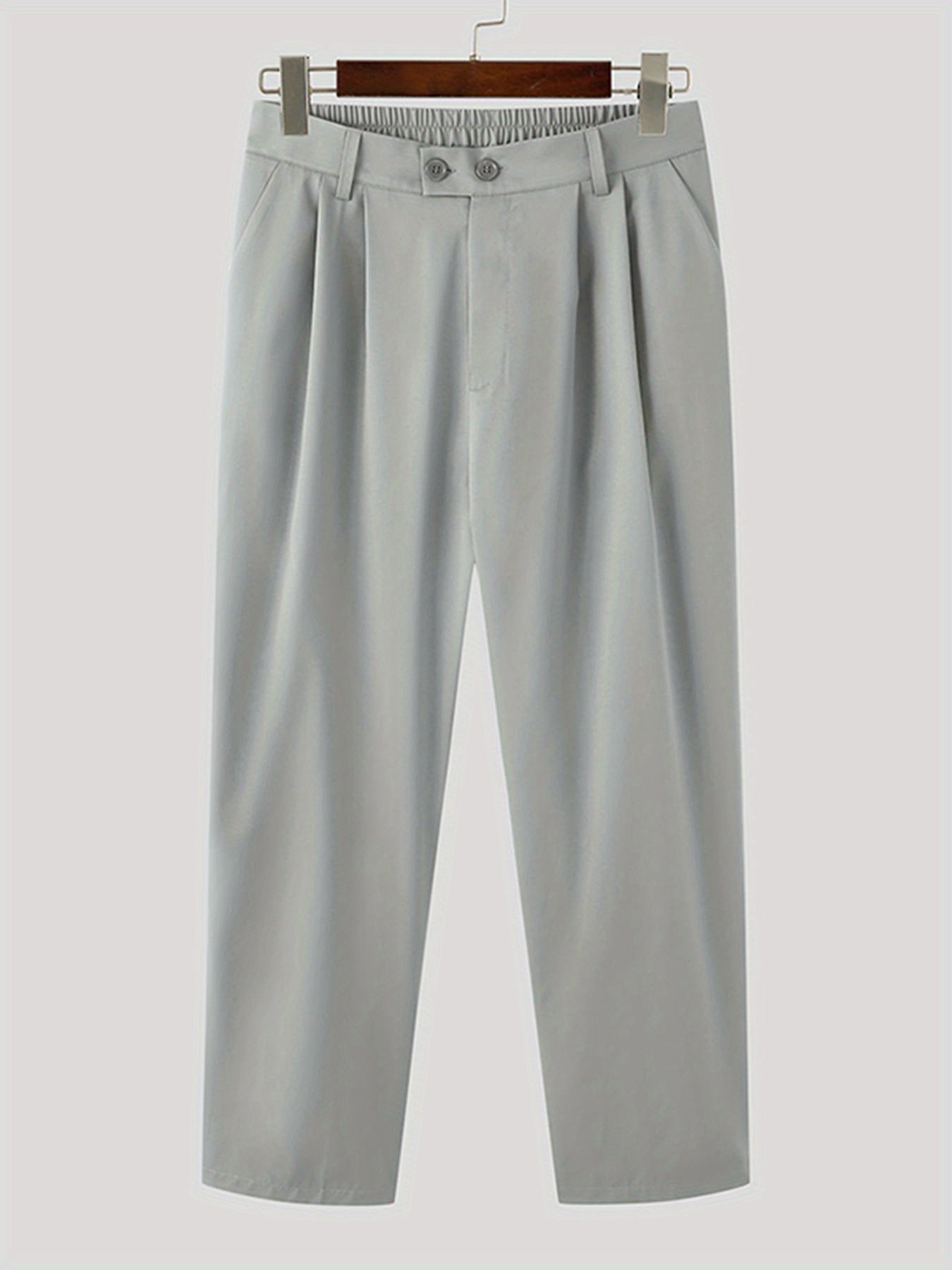 Men's 2pcs Co Ord Set Of Solid Formal Outfits,