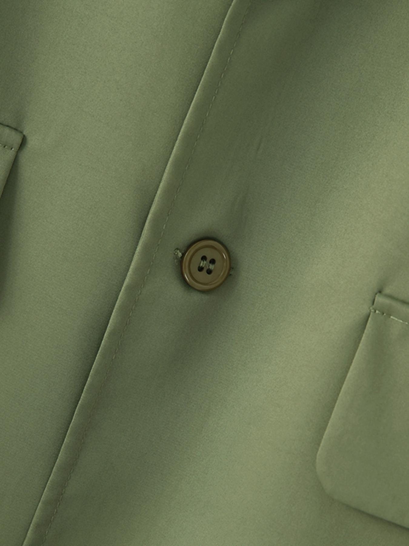 Men's 2pcs Co Ord Set Of Solid Formal Outfits,