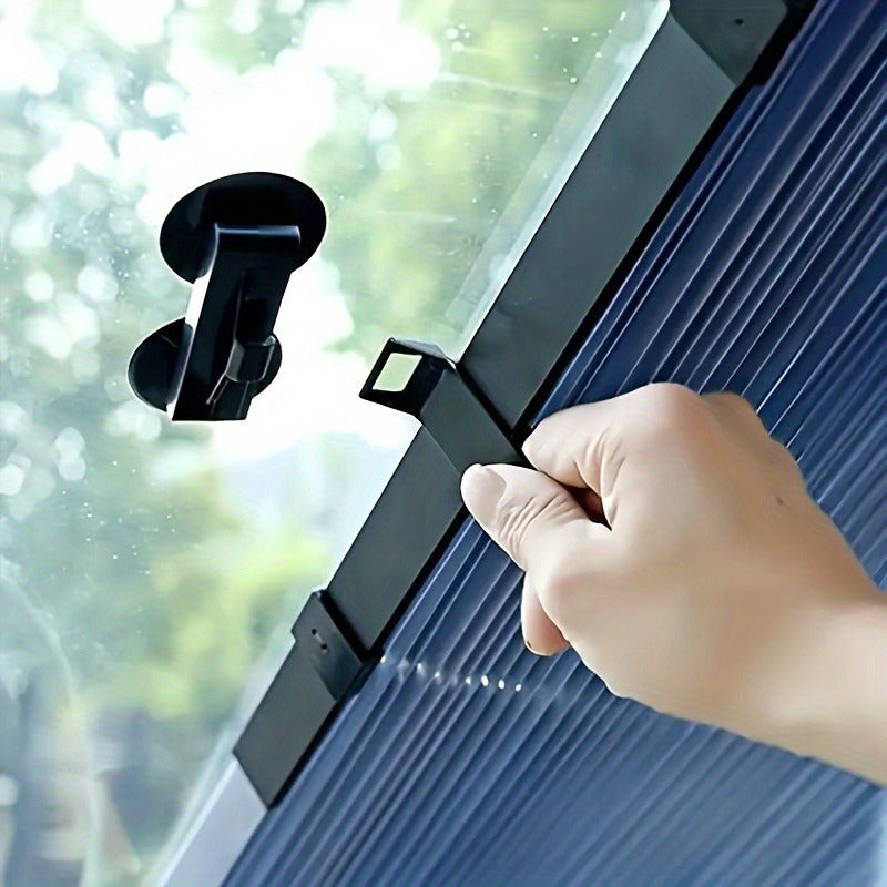 Easy-Install Uv-Resistant Car Sunshade - Heat-Insulating, Foldable Design For Vehicle Interior Protection