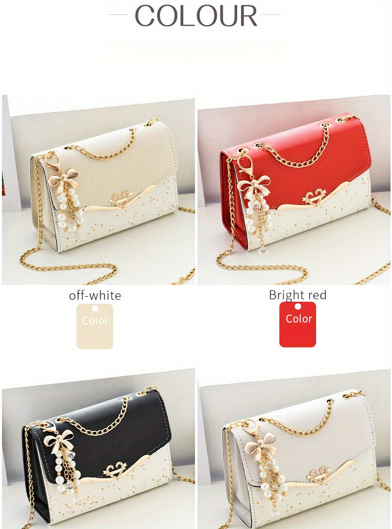 Elegant Korean Style Messenger Bag for Women,