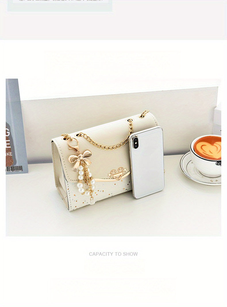 Elegant Korean Style Messenger Bag for Women,
