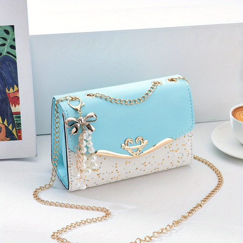 Elegant Korean Style Messenger Bag for Women,