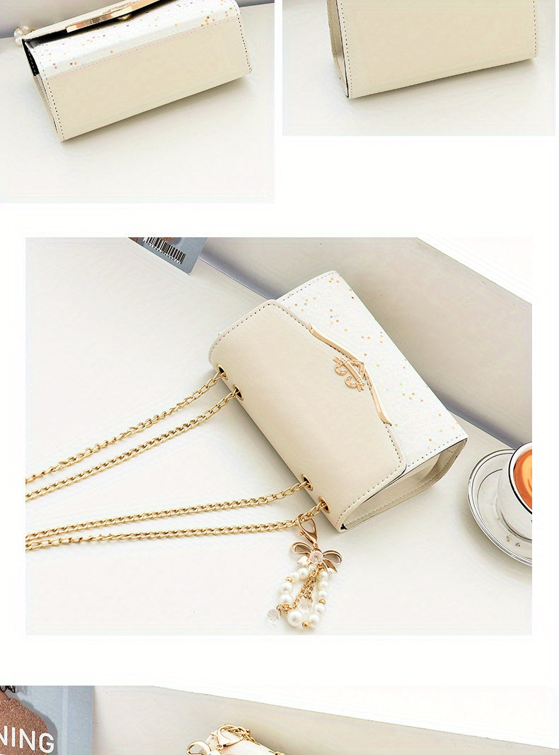 Elegant Korean Style Messenger Bag for Women,