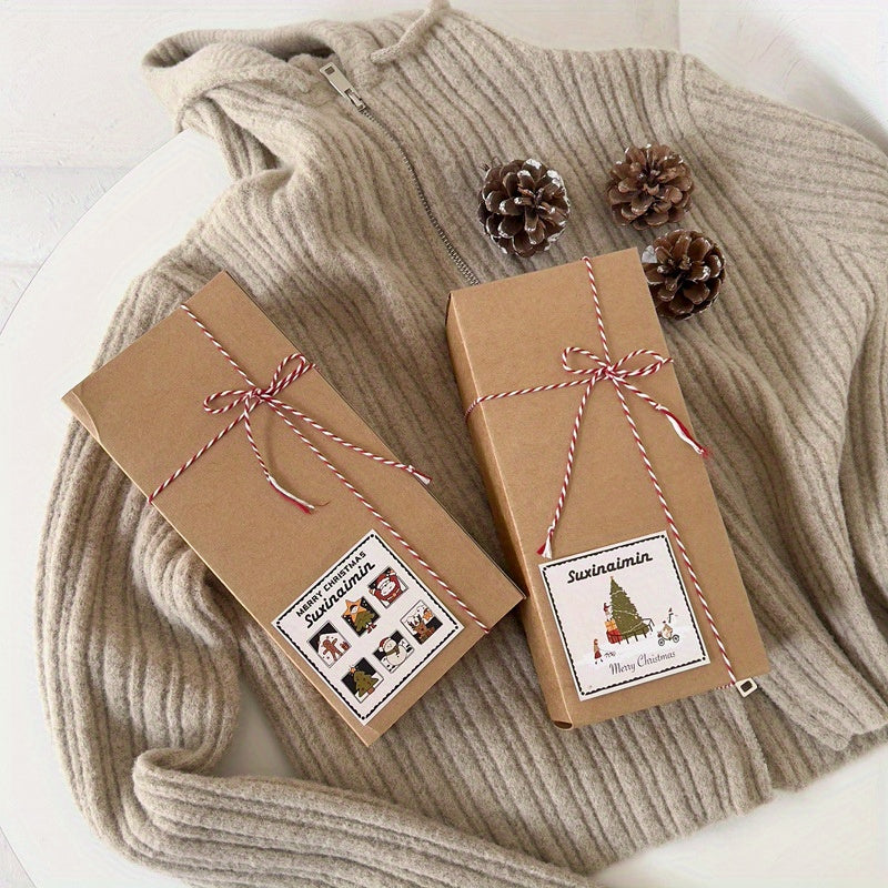 3pcs Festive Christmas Socks Gift Set -/MH