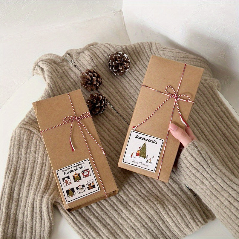 3pcs Festive Christmas Socks Gift Set -/MH