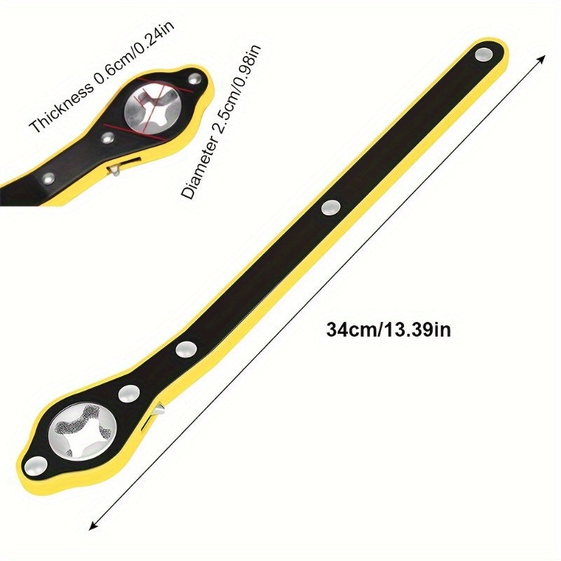 360° Rotate Car Long Handle Scissor Jack Lug Wrench