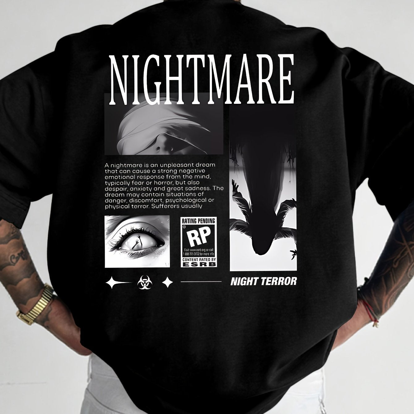 Men's Graphic Design Crew Neck T-shirt, Casual Comfy Tees T-shirts .