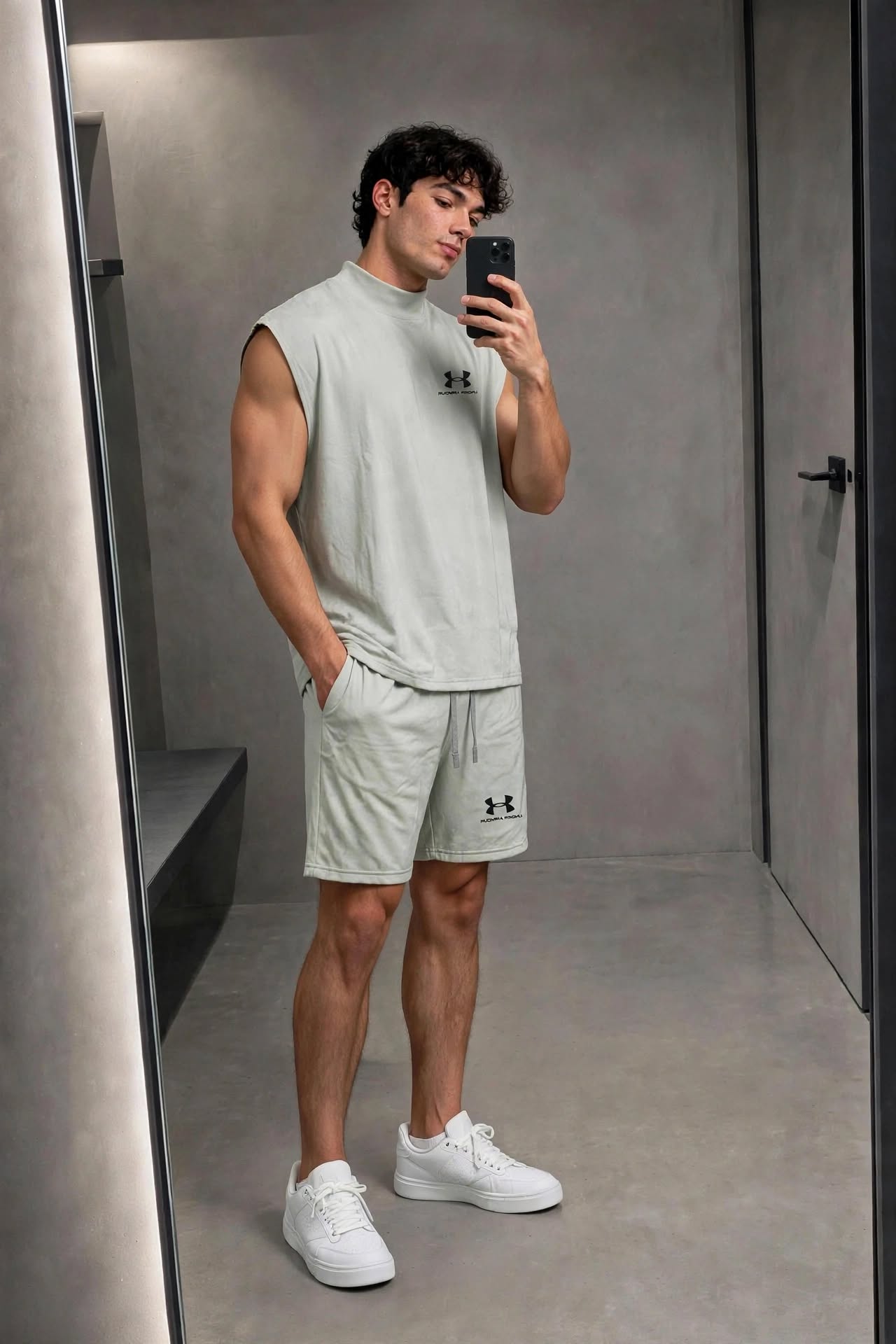 Men's Oversized Muscle Tee & Shorts Set | Breathable Gym Coord - 8 Colors | Sizes M-XXL |MH