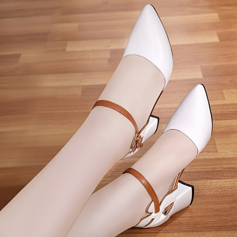 [Summer Block Heel High-Shoes] Women's Summer Fashion Block Heel, /MH