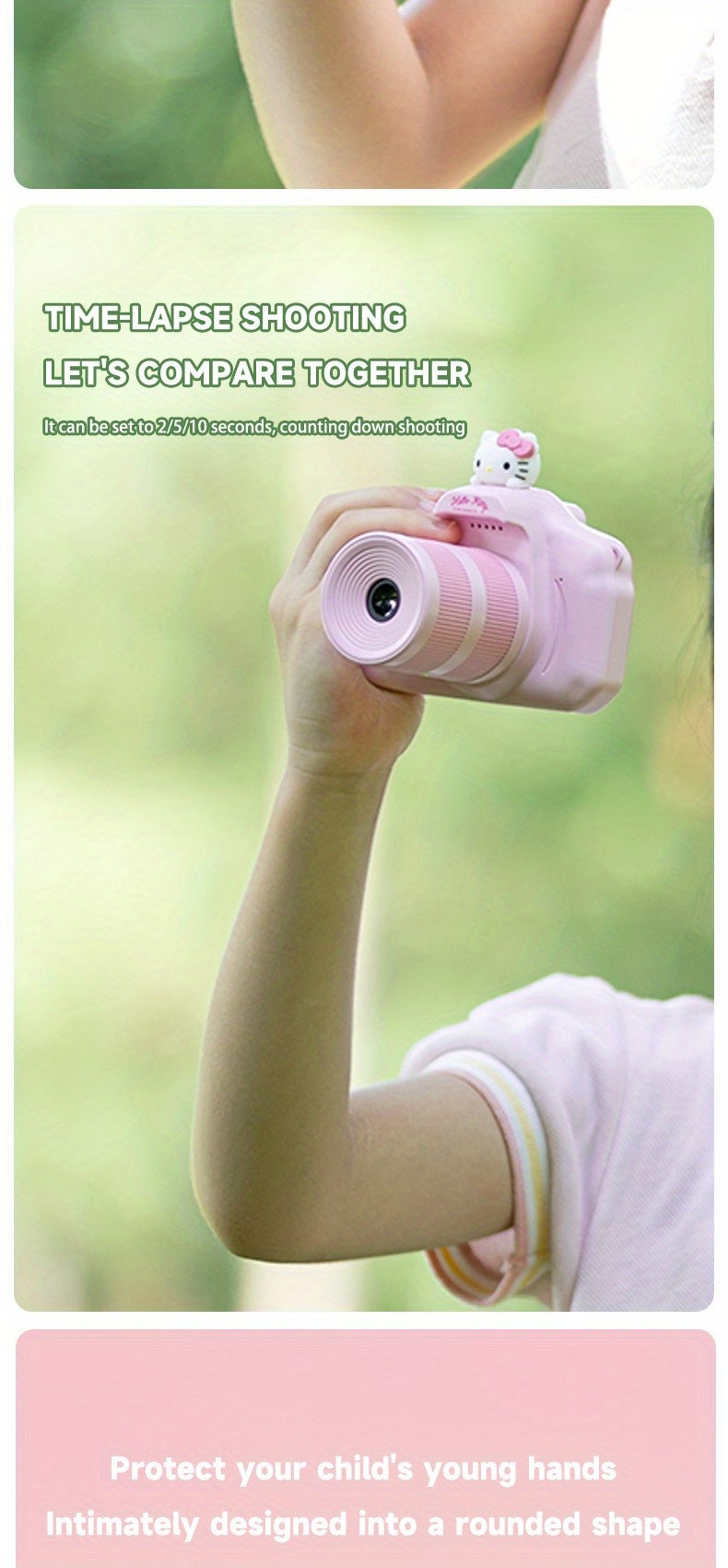 Sanrio Cinnamoroll HelloKitty X1 Digital Camera Front And Back HD
