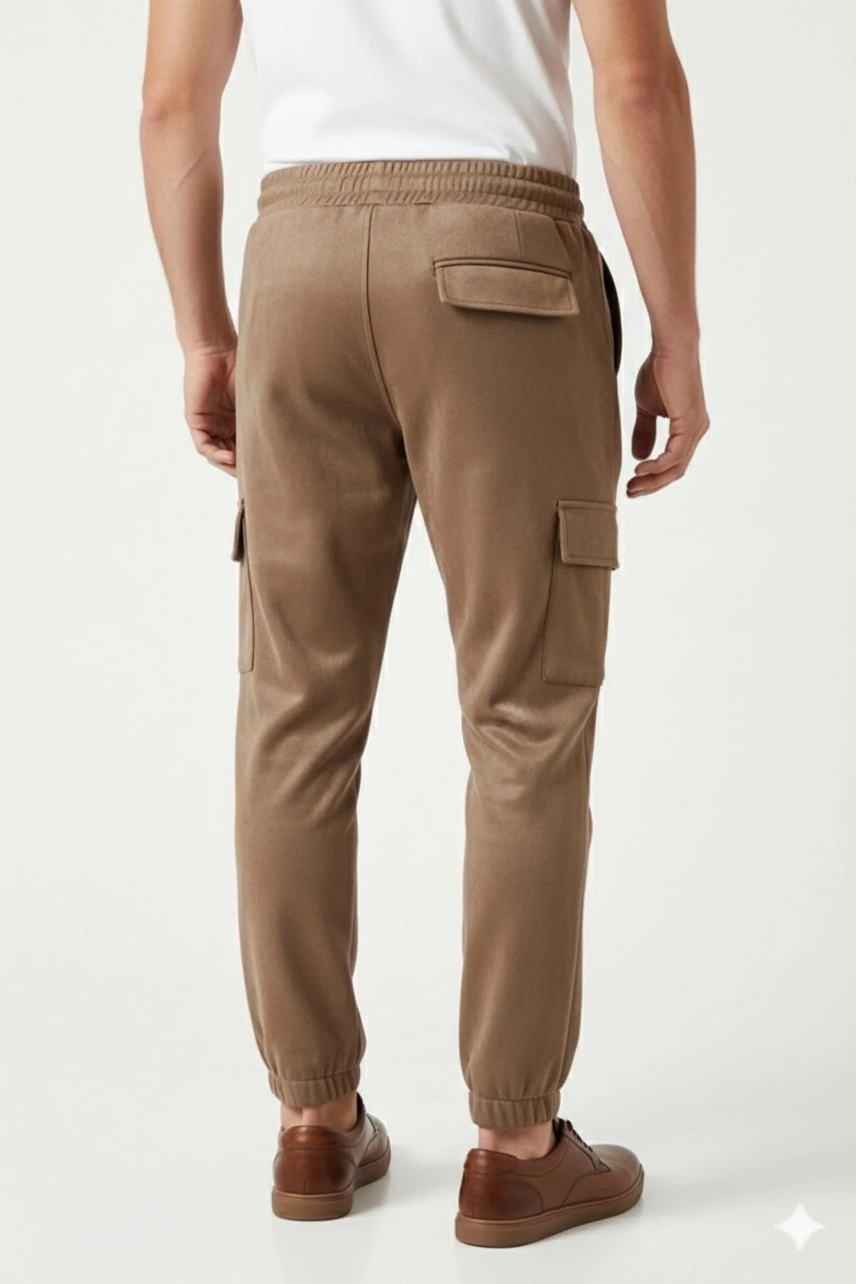 Men's Velvet Cargo Joggers /MH