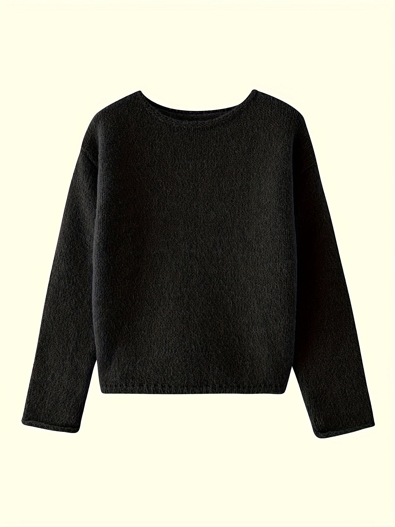 Luxurious Red Fleece Boat Neck Sweater for Women .