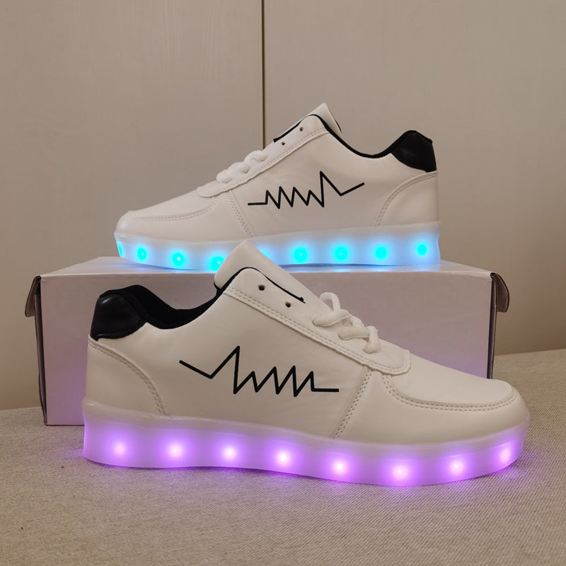 Women's Colorful Luminous Sneakers,