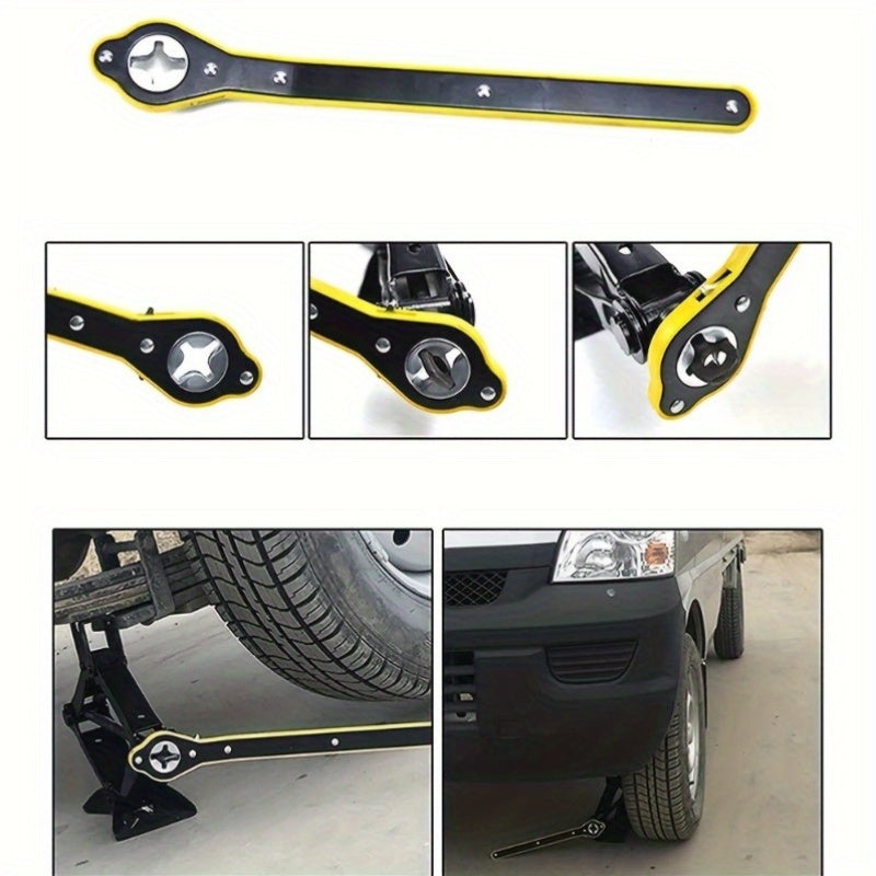360° Rotate Car Long Handle Scissor Jack Lug Wrench