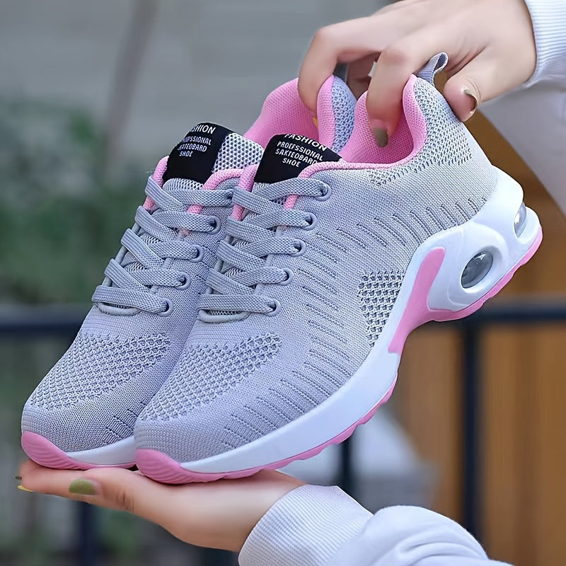 Women'S Breathable Mesh Sneakers with Cushioned Sole -/MH