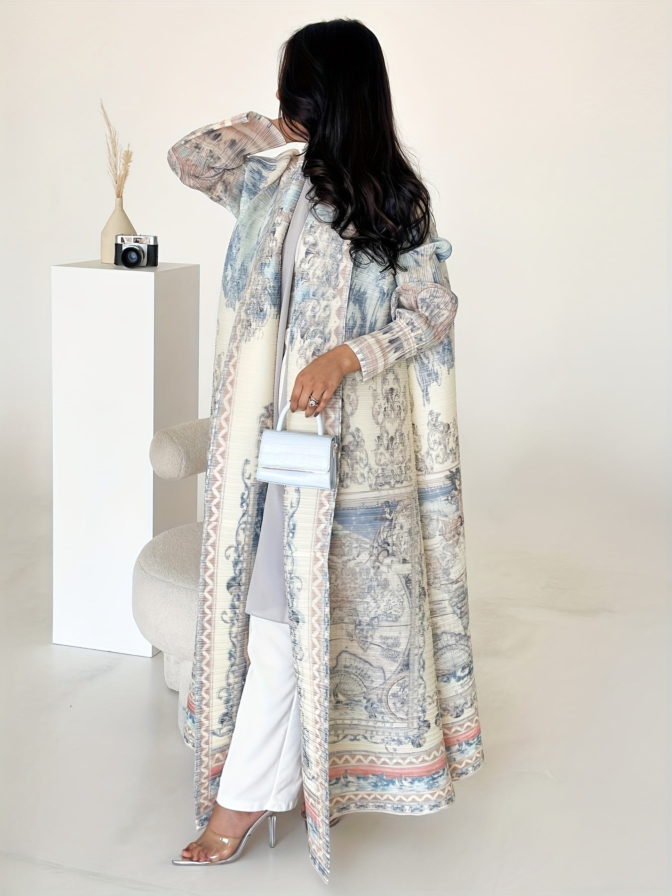 Women'S Elegant Long Sleeve Abaya - /MH