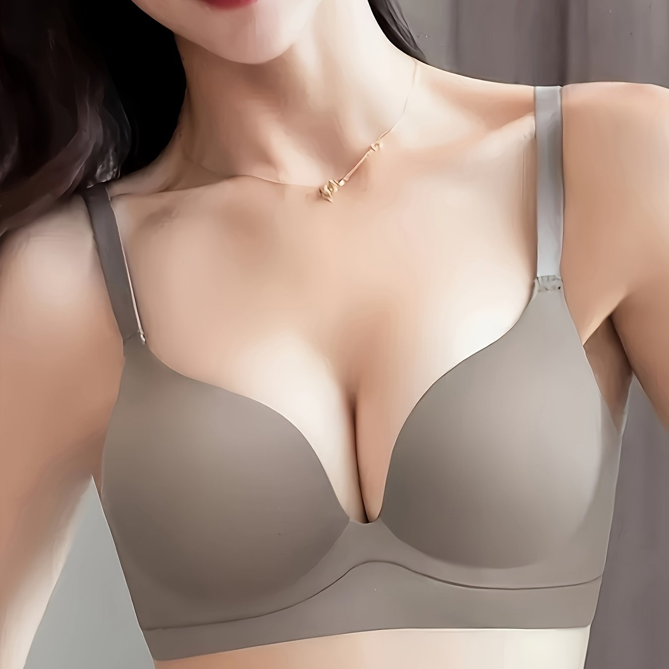 Ladies' Wire-Free Push-Up Bra, /MH