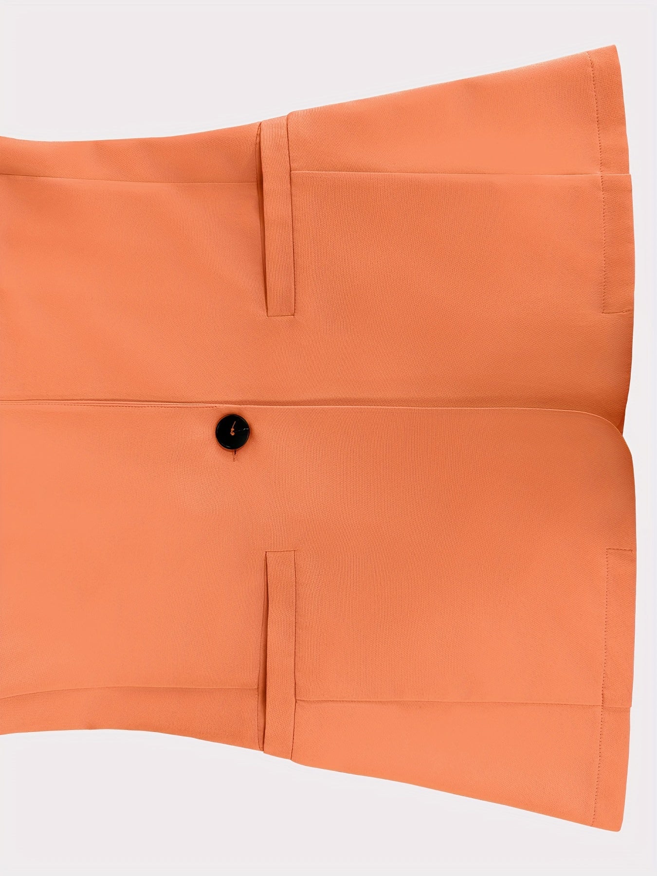 Button Blazer, Elegant Lapel Long Sleeve Work Office Outerwear,