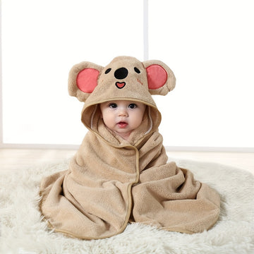 Baby Bathrobe, Baby Bath Towel, Absorbent Microfiber Cartoon Bath Towel, Christmas/Halloween/Thanksgiving Day Gift
