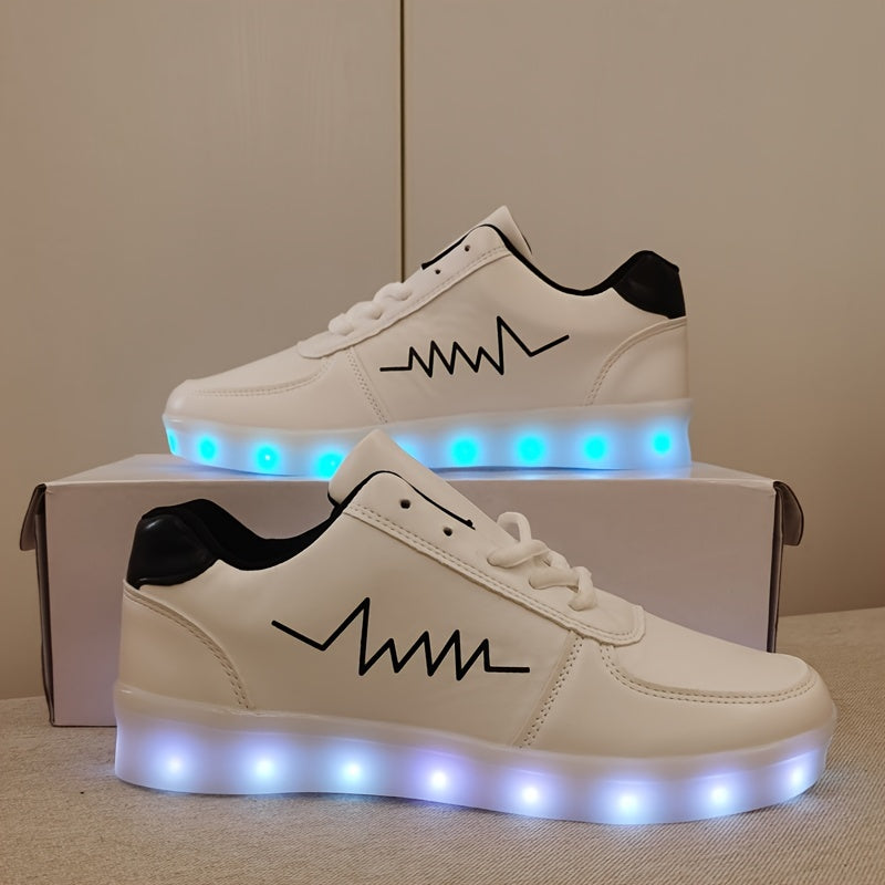 Women's Colorful Luminous Sneakers,