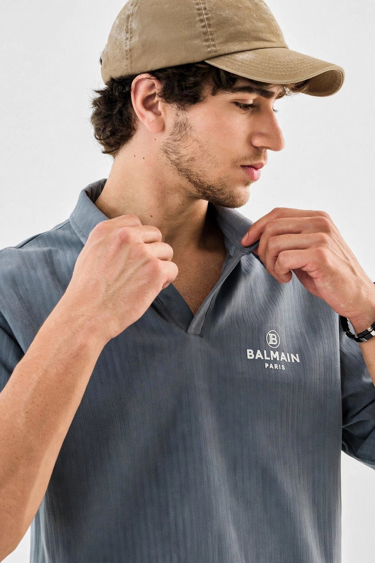 Dobi Cotton Co-Ord Set - Polo & Shorts | MEN