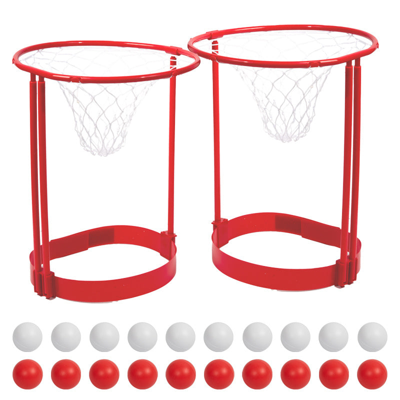 2 Packs Head Hoop Basketball Party Game For Kids And Adults Carnival Game Adjustable Basket Net Headband With 20 Balls For Carnival Party Birthday Party Indoor Outdoor Game Halloween Christmas Gift