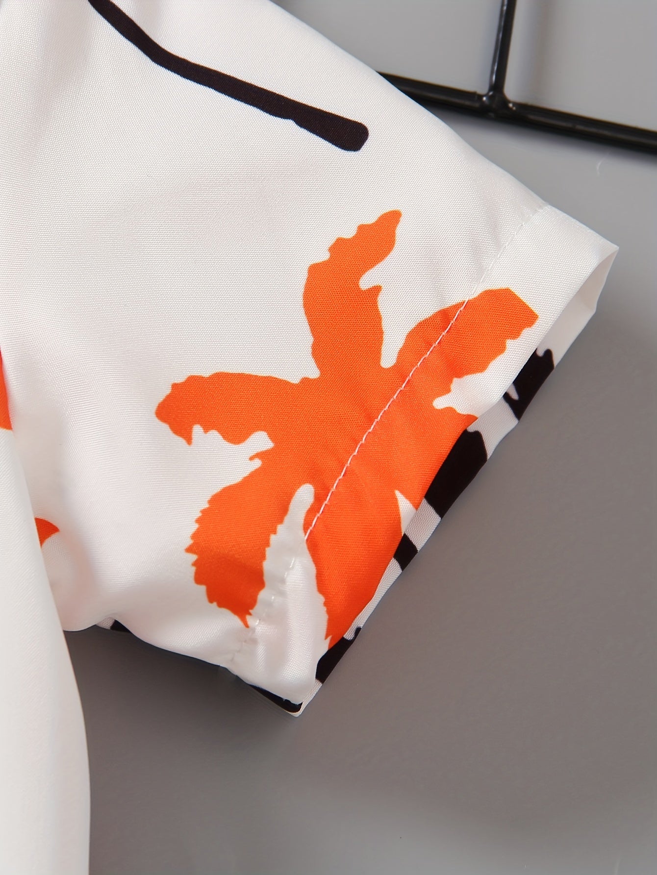 Boy's Hawaiian T-shirt Vacation Kids Round Neck .