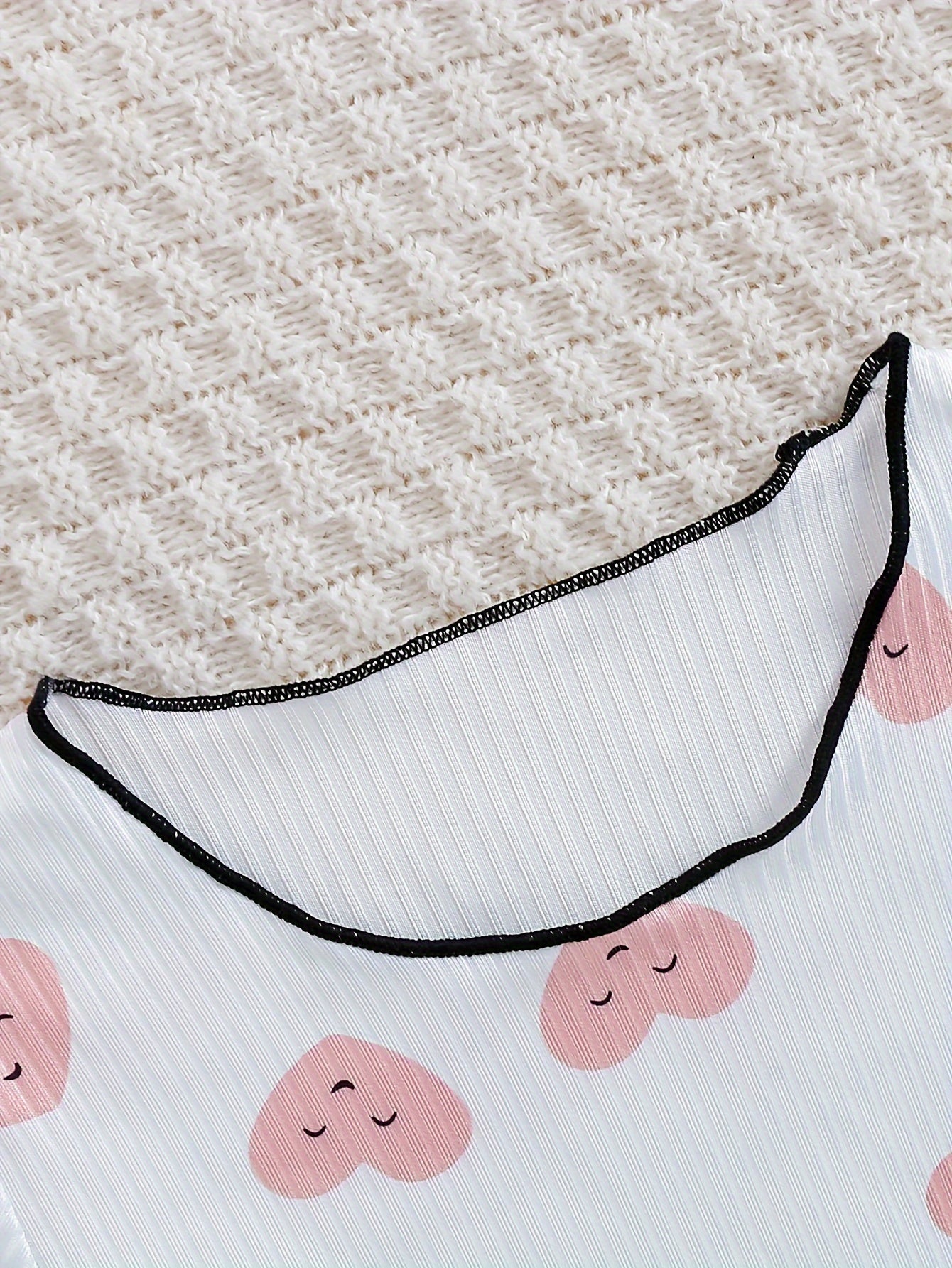 2 Sets Baby Girls Kids Spring Summer Cozy Pajama Set.