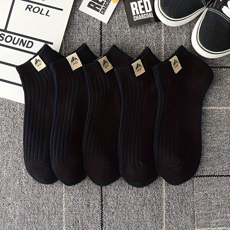5 Pairs Simple Crew Socks,  Women'S Stockings & Hosiery./MH