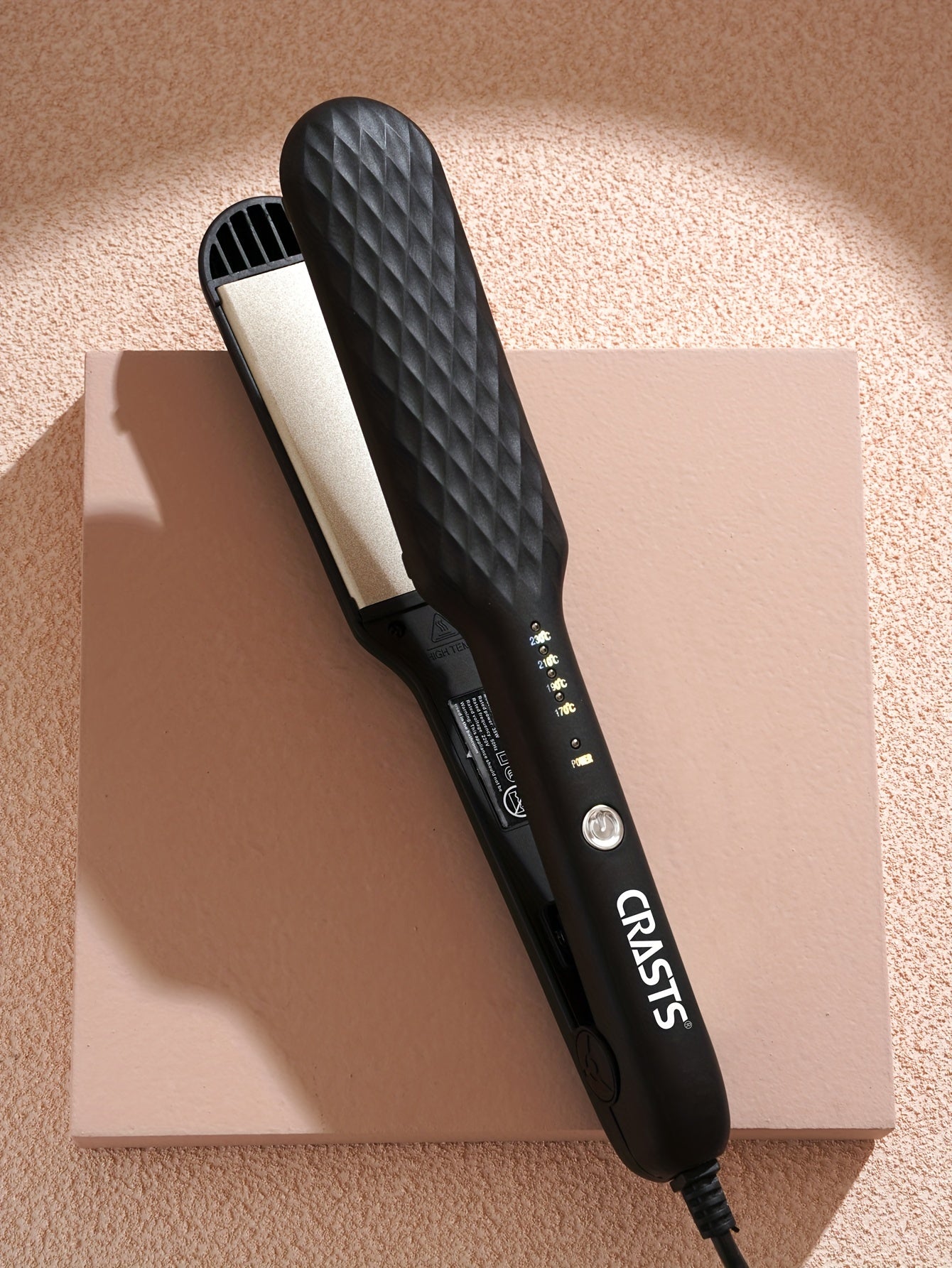 CRASTS 2-in-1 Straightening & Curling Iron with Dual Plates,