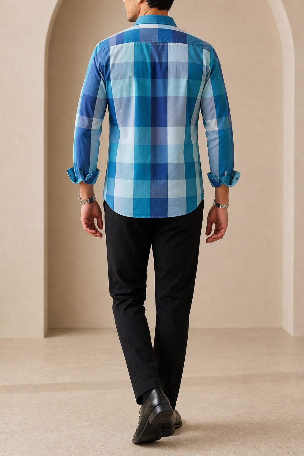 Men’s Premium Cotton Shirt & Slim-Fit Chino Sets – Modern Casual Coordinates | Sizes S/32"-XL/38" | MH