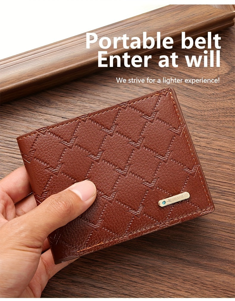 Men's Short Wallet, Multi-card Card Holder, Bifold Wallet, Gift For Men